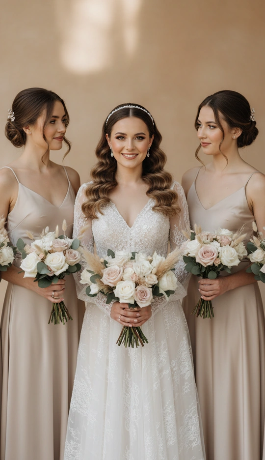 Bridal Party Hair and Makeup That Moves as One