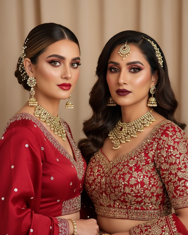 Flawless South Asian Bridal Makeup and Hair